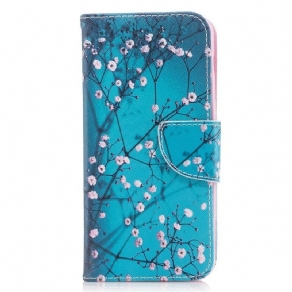 Flip Cover Samsung Galaxy A8 2018 Blomstrende Træ