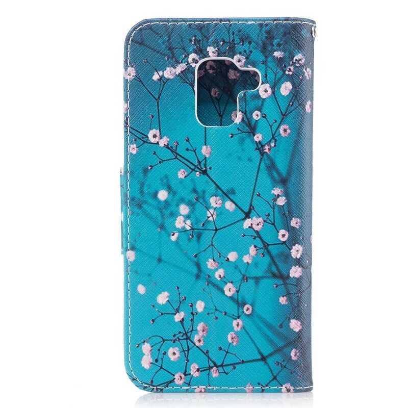 Flip Cover Samsung Galaxy A8 2018 Blomstrende Træ