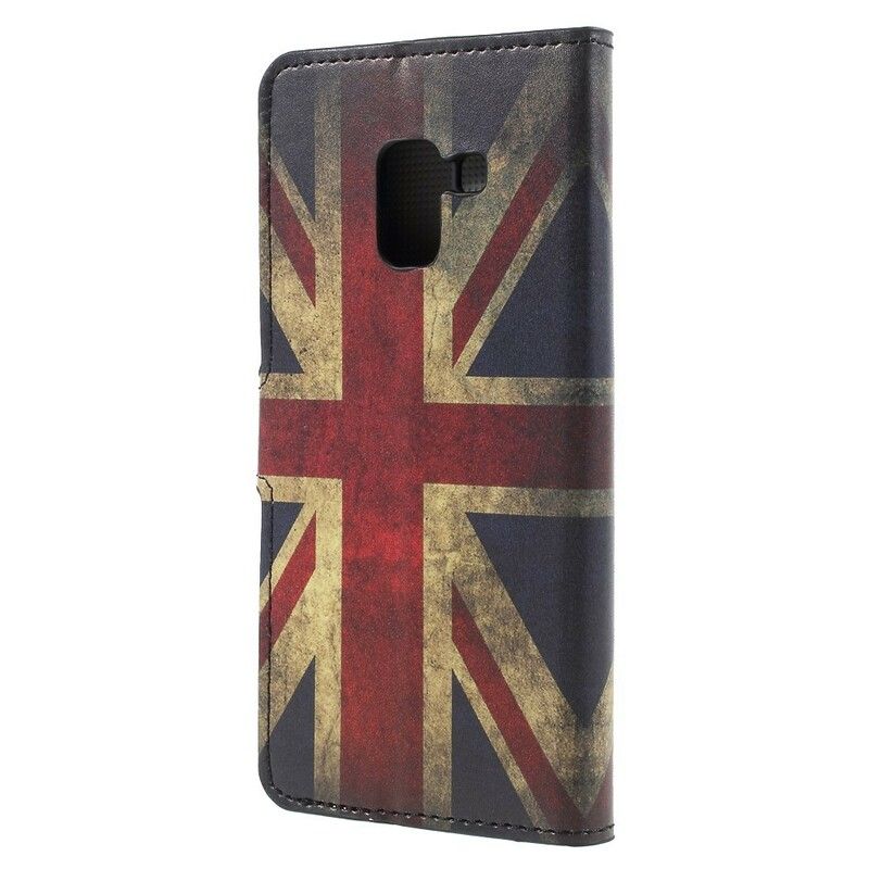 Flip Cover Samsung Galaxy A8 2018 Englands Flag