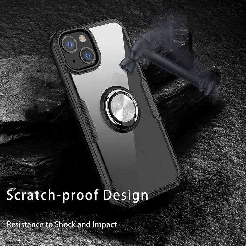 Cover iPhone 13 Mini Carbon Fiber Metal Ring