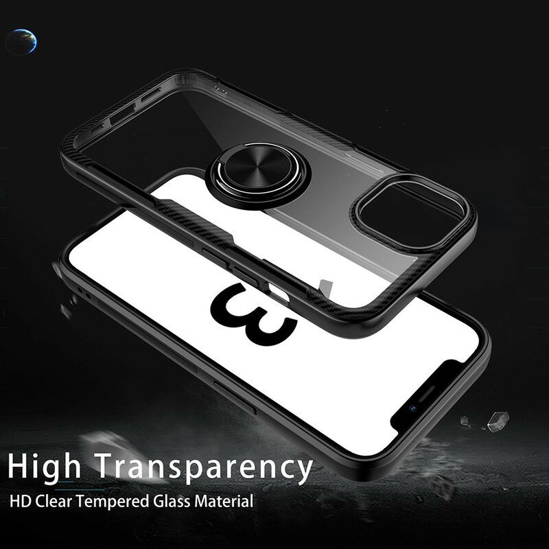 Cover iPhone 13 Mini Carbon Fiber Metal Ring