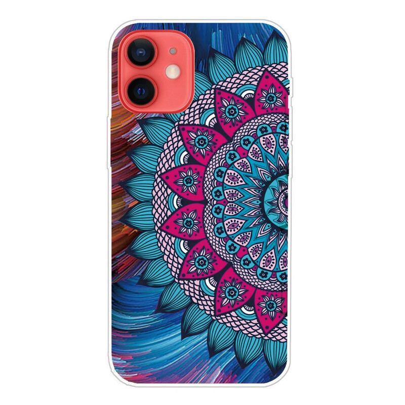 Cover iPhone 13 Mini Farverig Mandala