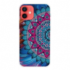 Cover iPhone 13 Mini Farverig Mandala