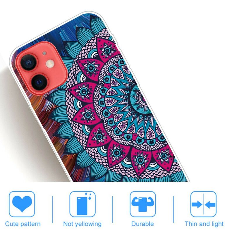 Cover iPhone 13 Mini Farverig Mandala