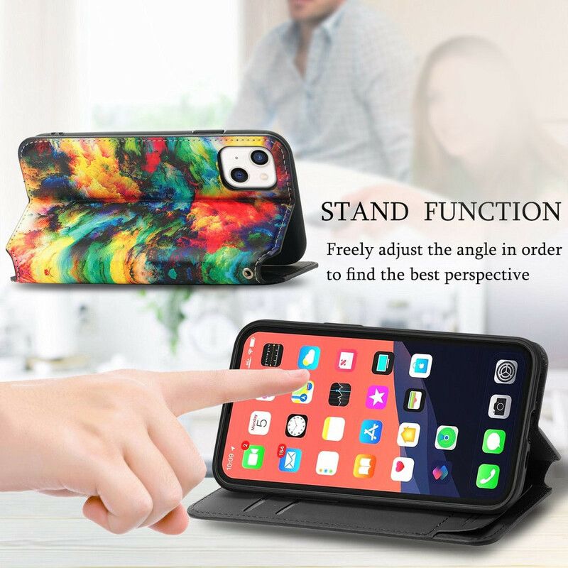 Cover iPhone 13 Mini Flip Cover Caseneo Rfid-design