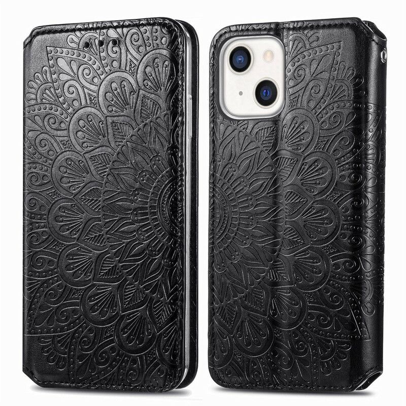 Cover iPhone 13 Mini Flip Cover Mandalas