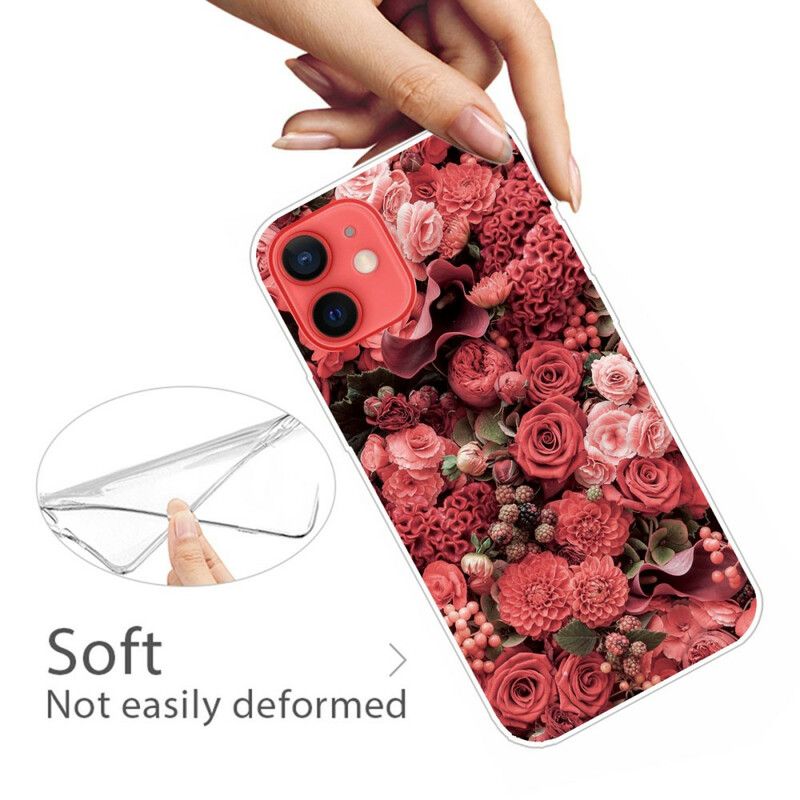 Cover iPhone 13 Mini Intense Blomster