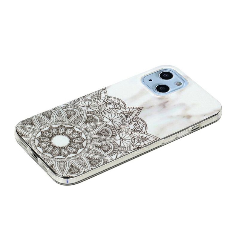 Cover iPhone 13 Mini Marmorgeometrier