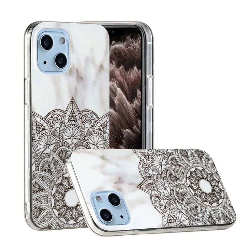 Cover iPhone 13 Mini Marmorgeometrier