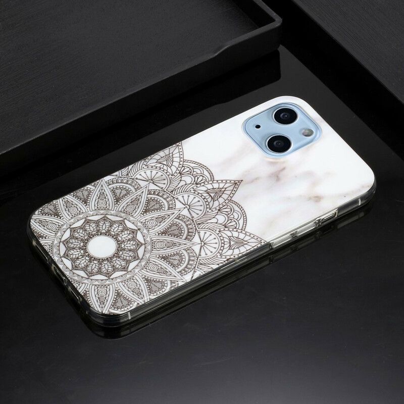 Cover iPhone 13 Mini Marmorgeometrier