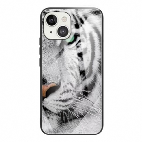 Cover iPhone 13 Mini Tiger Hærdet Glas