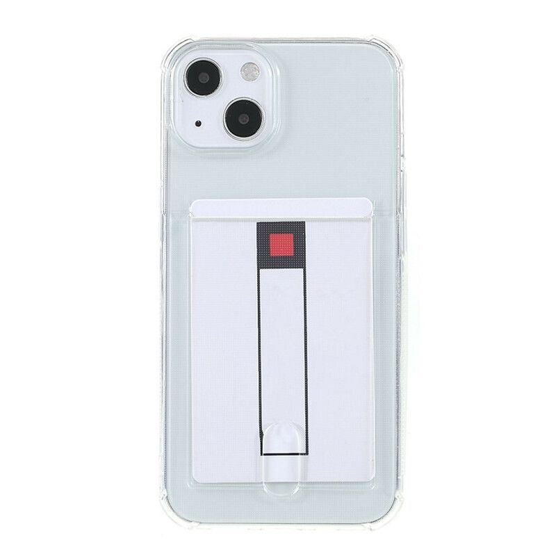 Cover iPhone 13 Mini Transparent Kortholder Farve