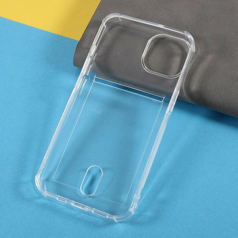 Cover iPhone 13 Mini Transparent Kortholder Farve