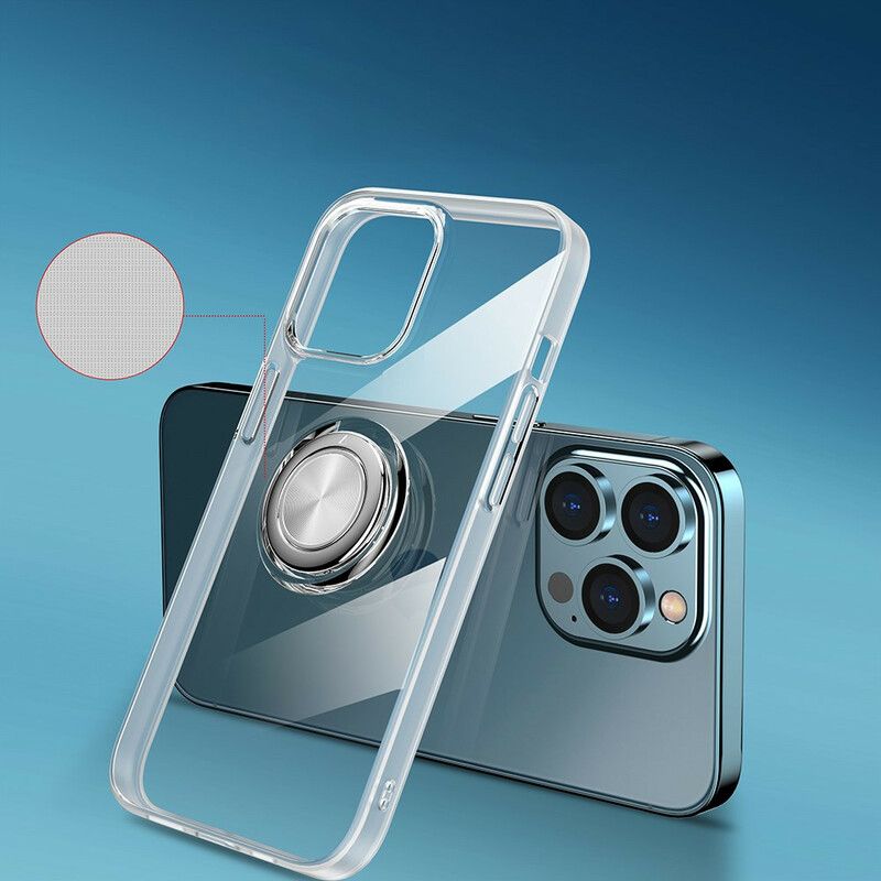 Cover iPhone 13 Mini Transparent Med Ring-support