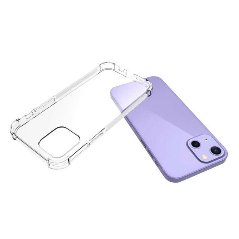 Cover iPhone 13 Mini Transparente Forstærkede Hjørner