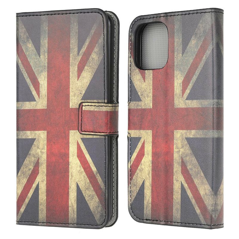 Flip Cover iPhone 13 Mini Englands Flag