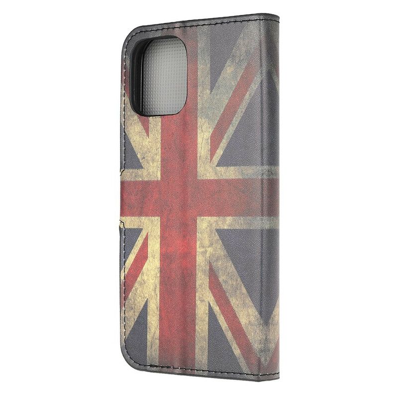 Flip Cover iPhone 13 Mini Englands Flag