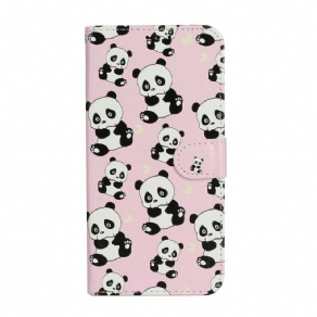 Flip Cover iPhone 13 Mini Flere Pandaer