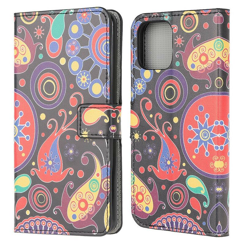 Flip Cover iPhone 13 Mini Galaxy Design