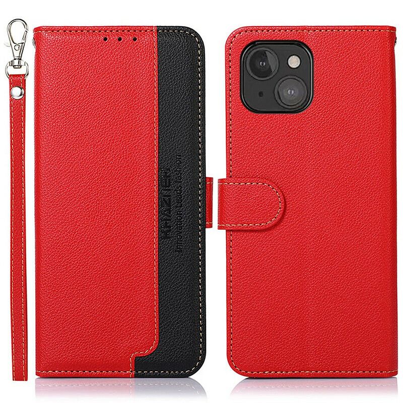 Flip Cover iPhone 13 Mini Liche Style Rfid Khazneh