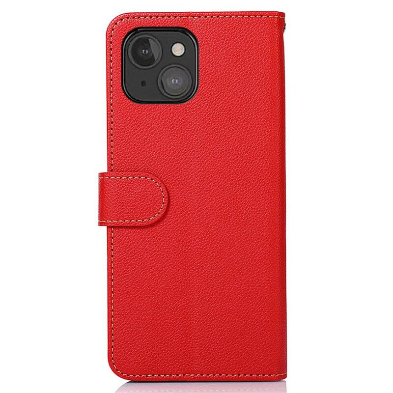 Flip Cover iPhone 13 Mini Liche Style Rfid Khazneh