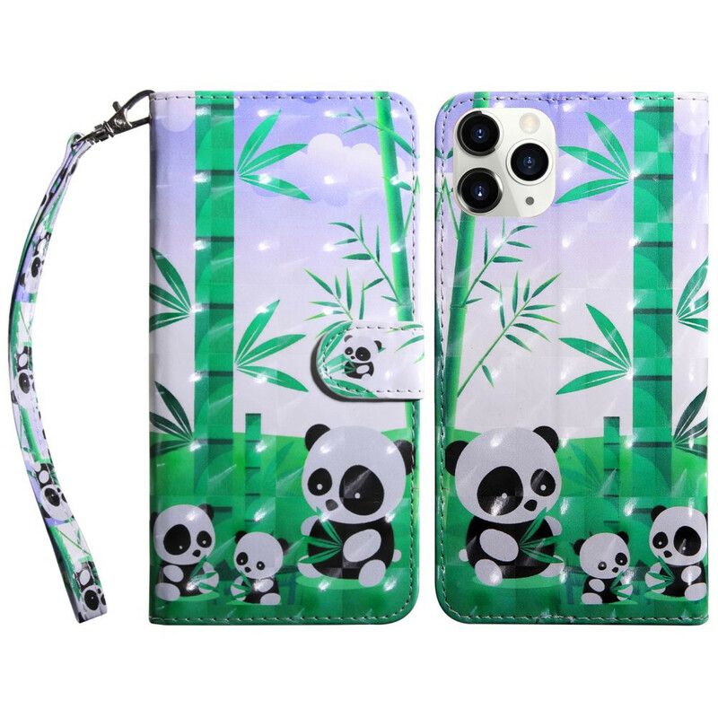 Flip Cover iPhone 13 Mini Light Spot Pandaer