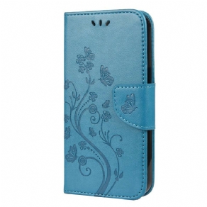 Flip Cover iPhone 13 Mini Med Snor Floral Strappy