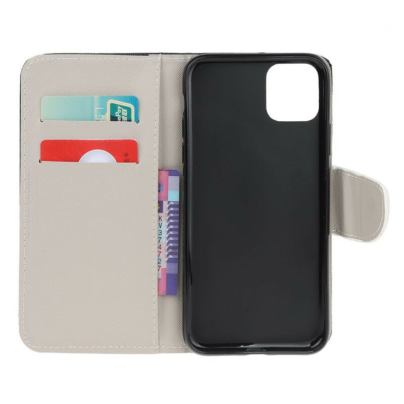 Flip Cover iPhone 13 Mini Moderne Sommerfugle