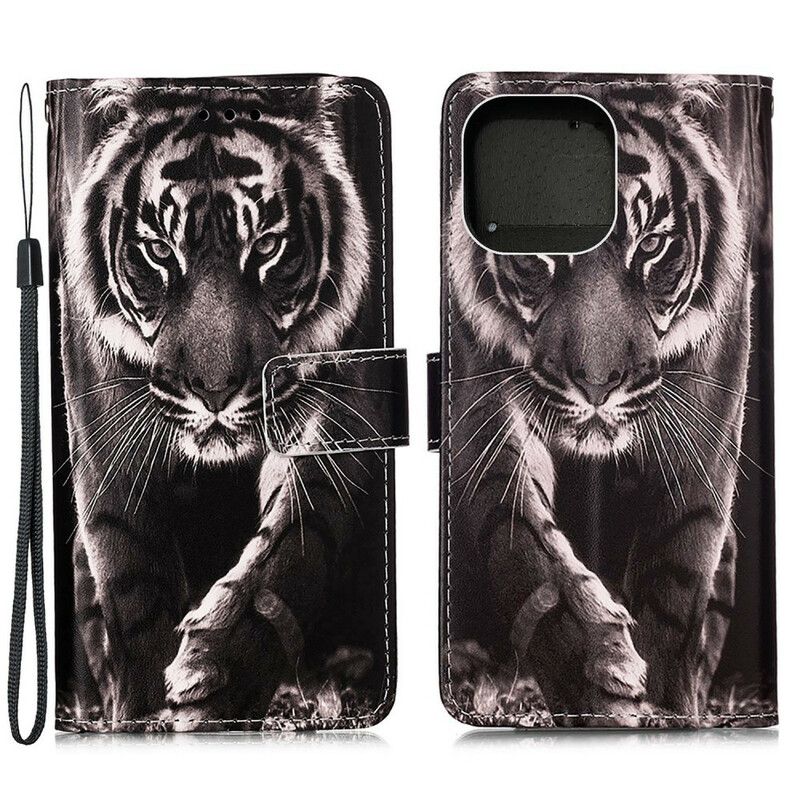 Flip Cover iPhone 13 Mini Nattiger