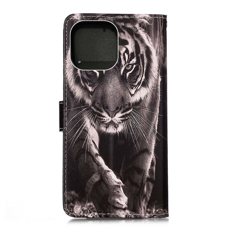 Flip Cover iPhone 13 Mini Nattiger