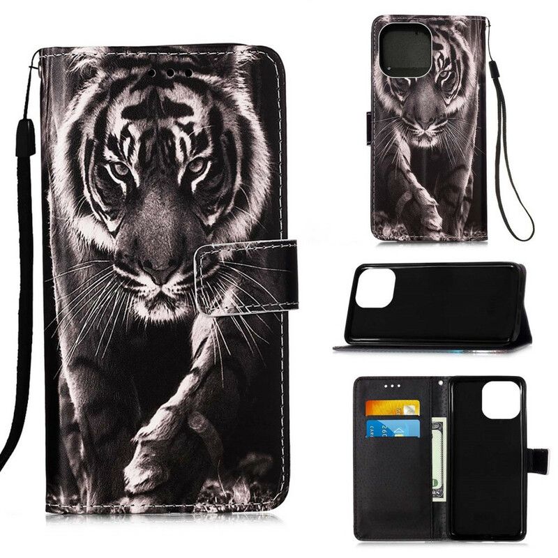 Flip Cover iPhone 13 Mini Nattiger