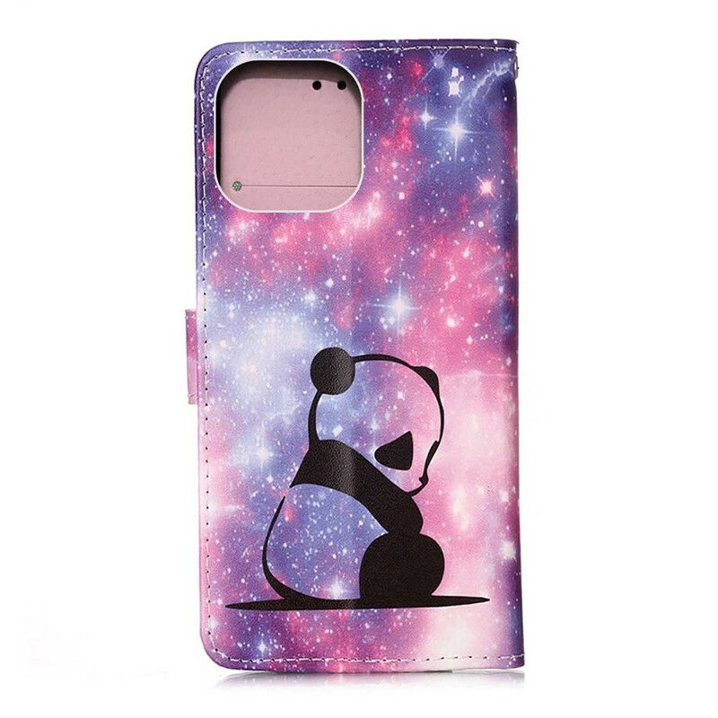 Flip Cover iPhone 13 Mini Panda Galaxy