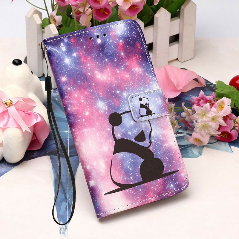 Flip Cover iPhone 13 Mini Panda Galaxy