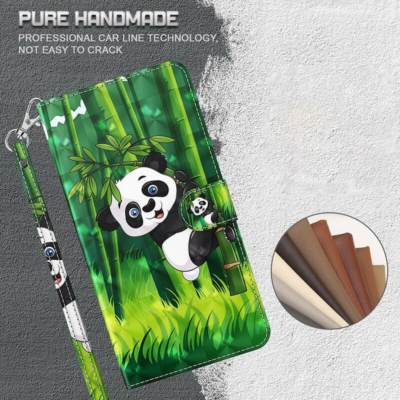 Flip Cover iPhone 13 Mini Panda Og Bambus