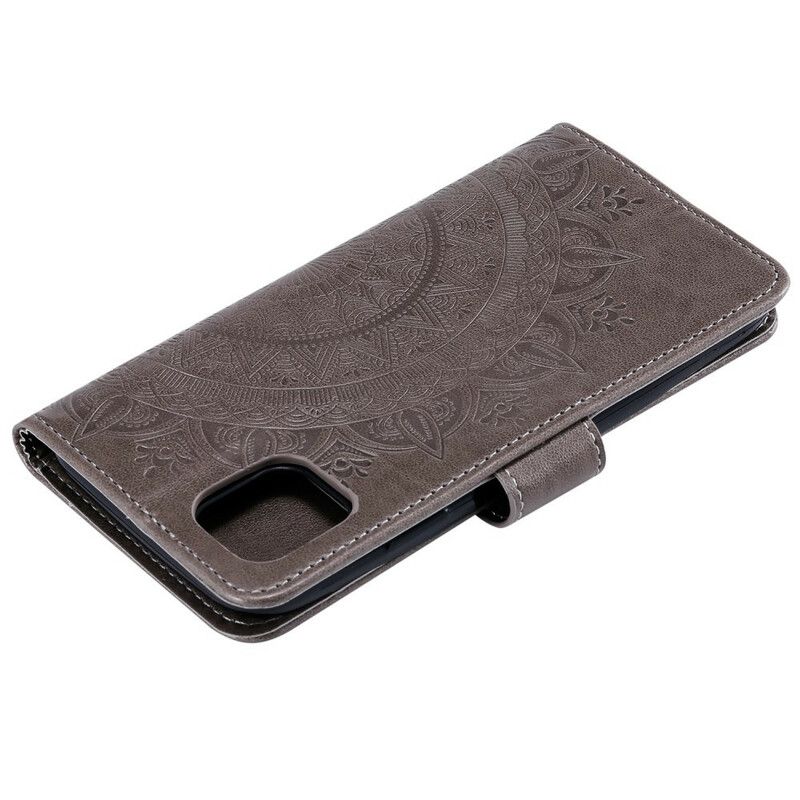 Læder Cover iPhone 13 Mini Søn Mandala