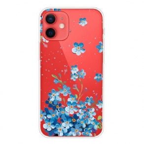 Mobilcover iPhone 13 Mini Buket Blå Blomster