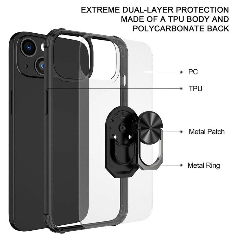 Mobilcover iPhone 13 Mini Premium Ring Hybrid