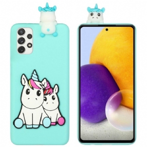 Cover Samsung Galaxy A33 5G 3d Enhjørninger