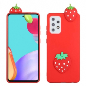 Cover Samsung Galaxy A33 5G 3d-jordbæret