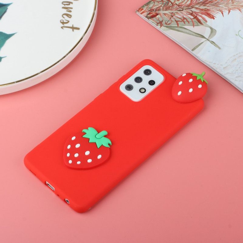 Cover Samsung Galaxy A33 5G 3d-jordbæret