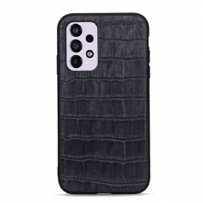 Cover Samsung Galaxy A33 5G Ægte Crocodile Texture Læder