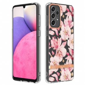 Cover Samsung Galaxy A33 5G Blomstergennemsigtig