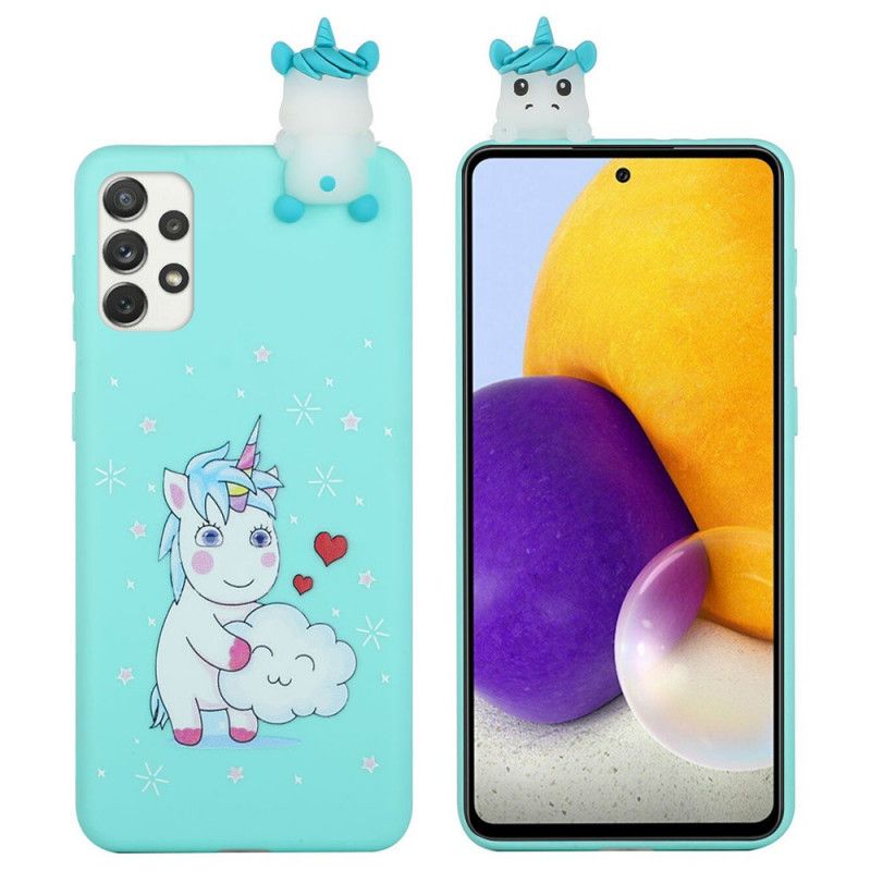 Cover Samsung Galaxy A33 5G Enhjørning Sjov 3d