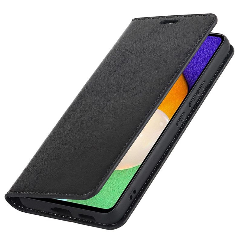 Cover Samsung Galaxy A33 5G Flip Cover Ægte Læder