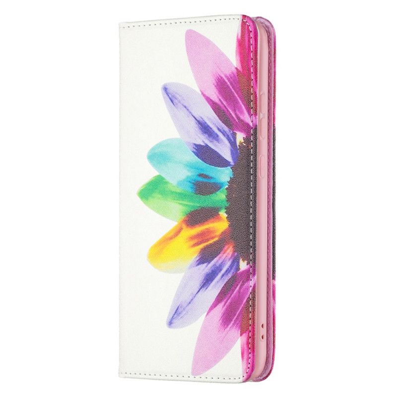 Cover Samsung Galaxy A33 5G Flip Cover Akvarelblomst