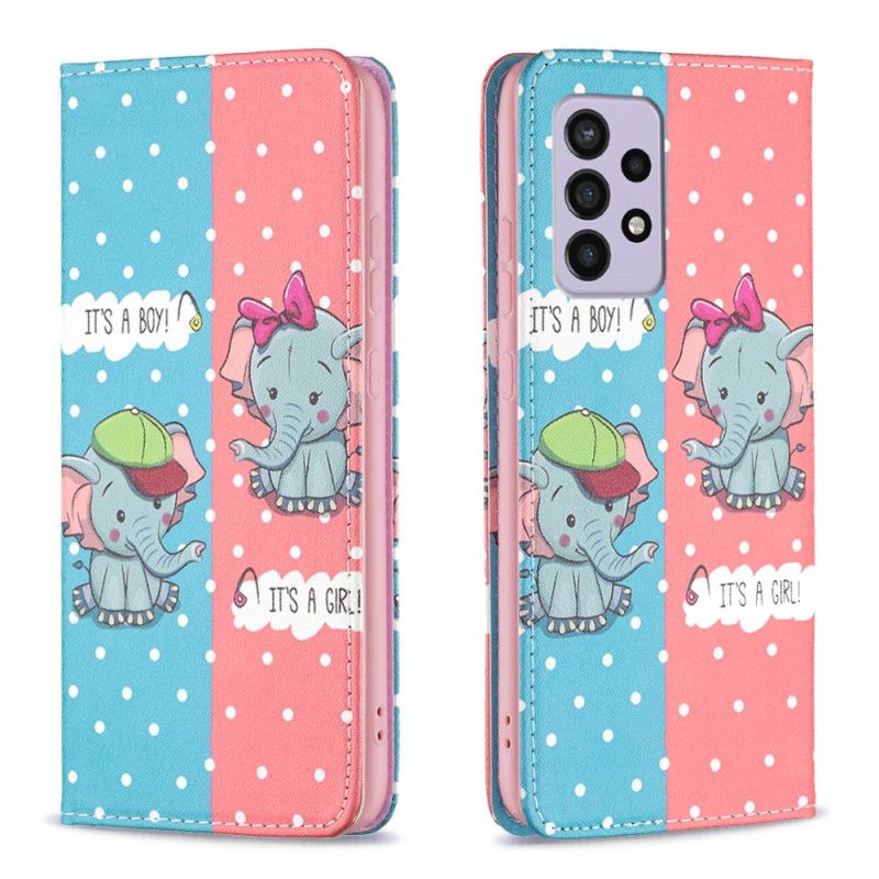 Cover Samsung Galaxy A33 5G Flip Cover Babyelefanter