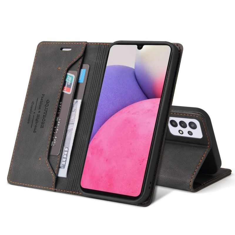 Cover Samsung Galaxy A33 5G Flip Cover Imiteret Læder Gq.utrobe