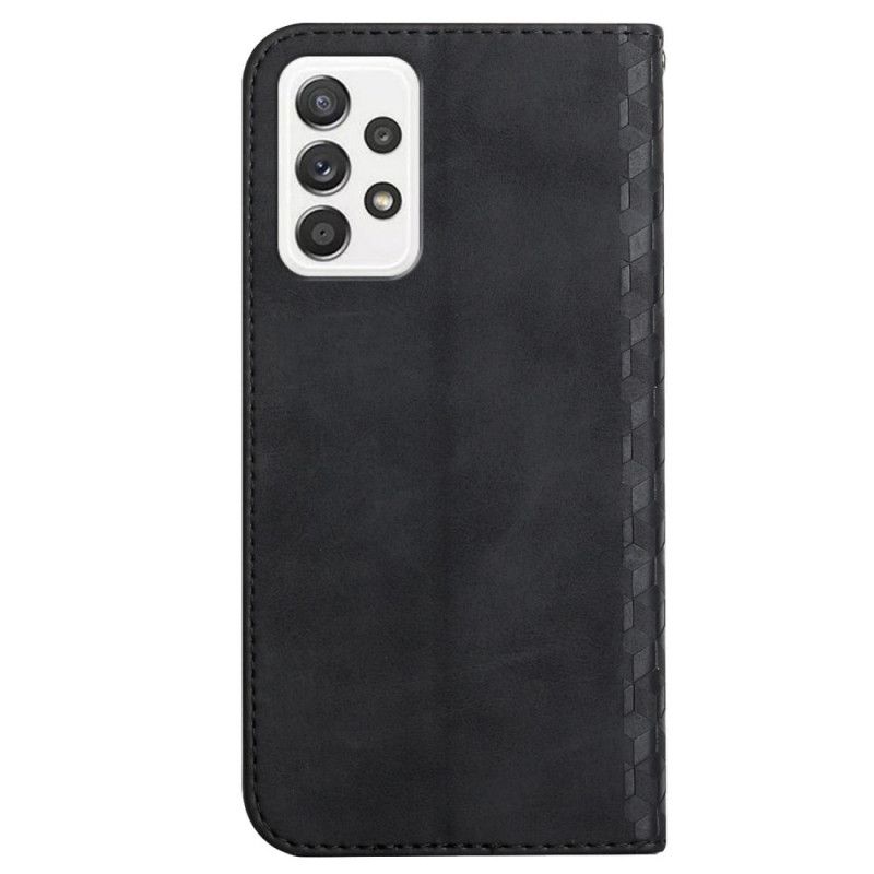 Cover Samsung Galaxy A33 5G Flip Cover Læderstil 3d-mønster