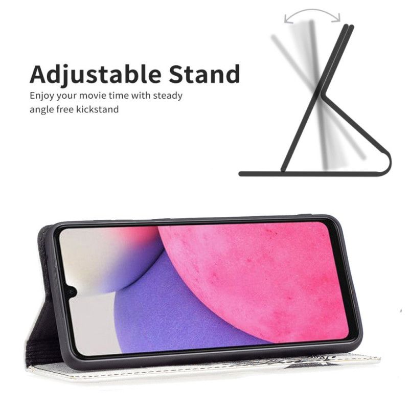 Cover Samsung Galaxy A33 5G Flip Cover Smukt Hår