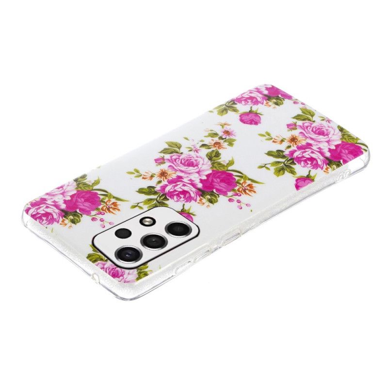 Cover Samsung Galaxy A33 5G Fluorescerende Liberty-blomster